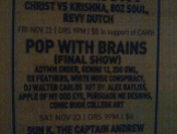 @ Pop with Brains