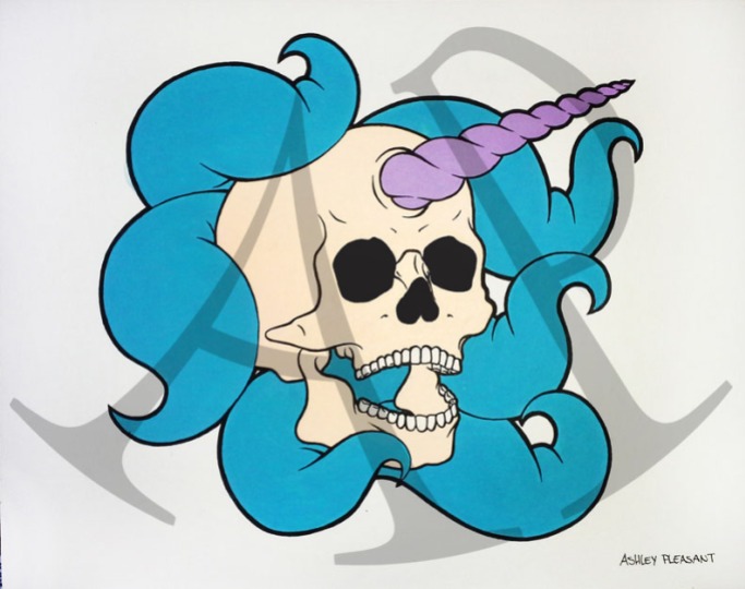 "Tentacle Skull" - Ashley Pleasant